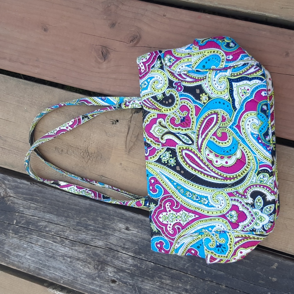 Vera Bradley Glenna Bag Paisley Boho Floral Limited Run RARE